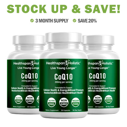 CoQ10 Supplement 30 Capsules