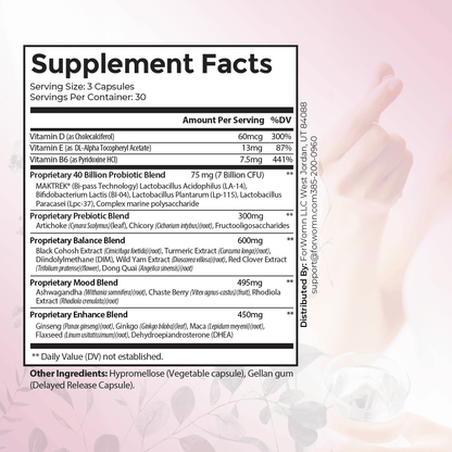 Flourish Menopause Support Supplement
