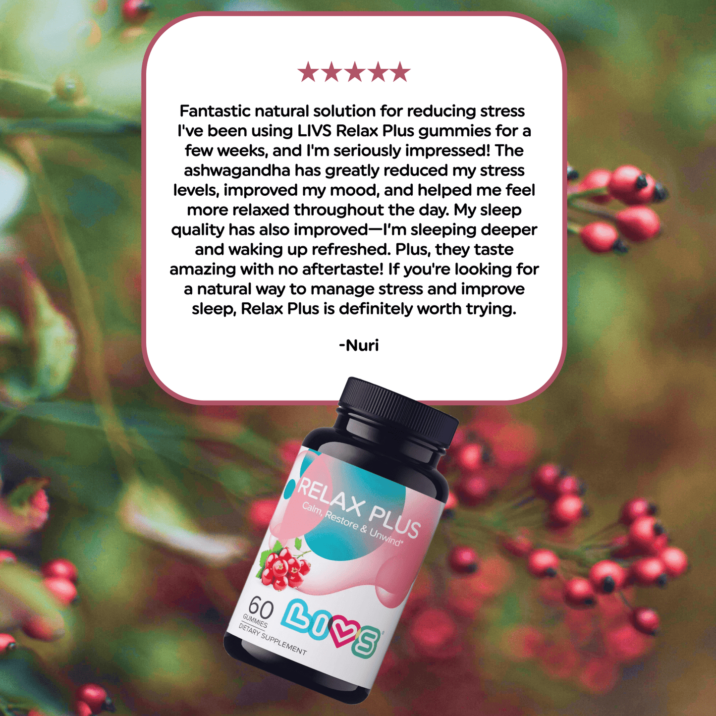 Relax Plus (Ashwagandha) Gummies