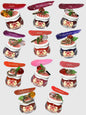 Fruit Jam Lip Gloss Keychain
