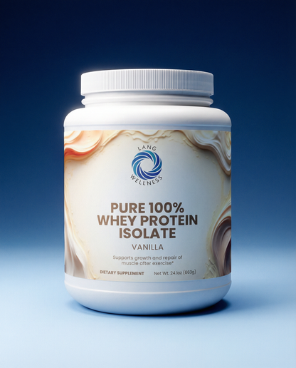 Pure 100% Whey Protein Isolate (Vanilla)