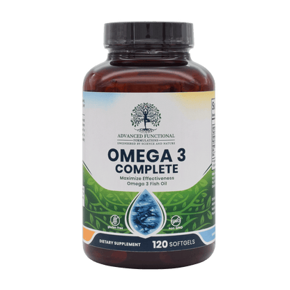 Omega 3 Complete (120 ct) (Highest potency, FDA/USA made fish oil)