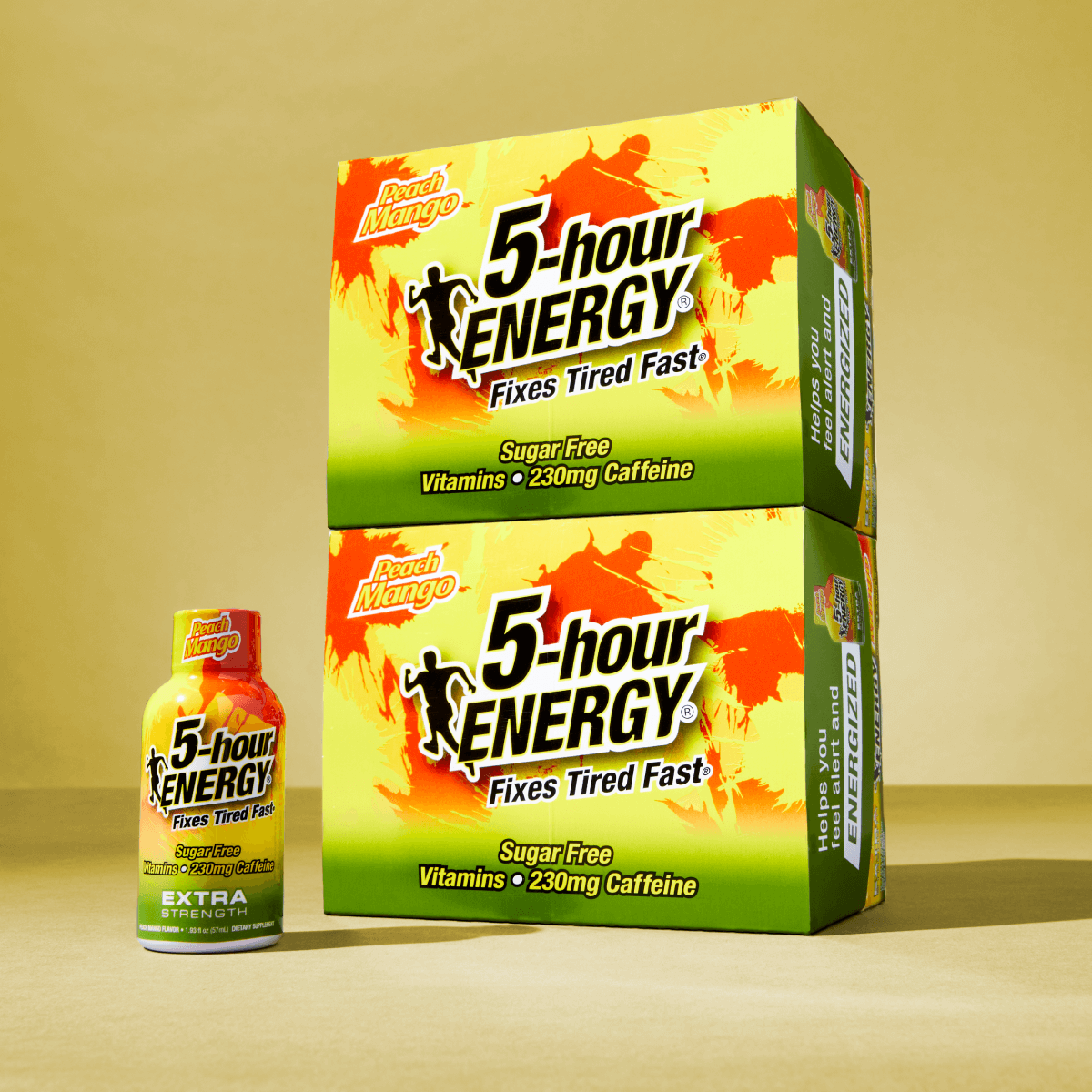 24 Pack 5-hour ENERGY Extra Strength Shots, Peach Mango Flavor Flavor, 1.93 Fl Oz