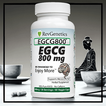EGCG 800mg Caffeine-Free: Green Tea Extract for Cellular Health