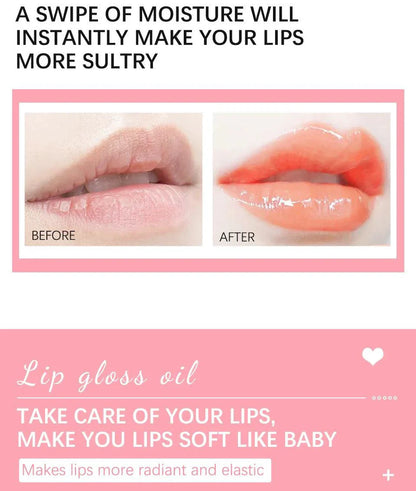 Moisturizing Lip Balm Oil - Plumping Exfoliating Lip Gloss