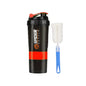 Portable Exercise Shaker with Mixing Compartments