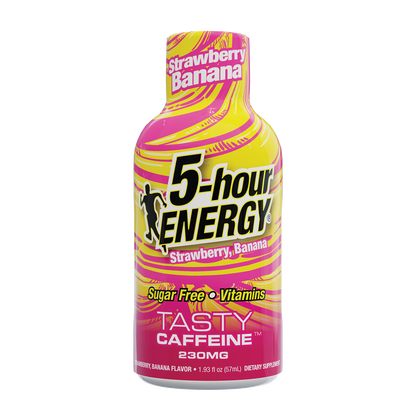 Strawberry Banana Flavor Extra Strength 5-hour ENERGY Shots