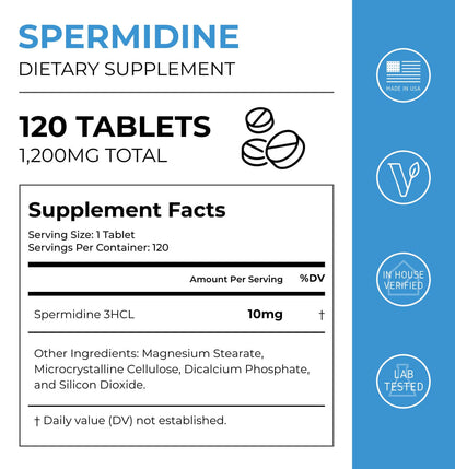 Spermidine Supplement Tablets