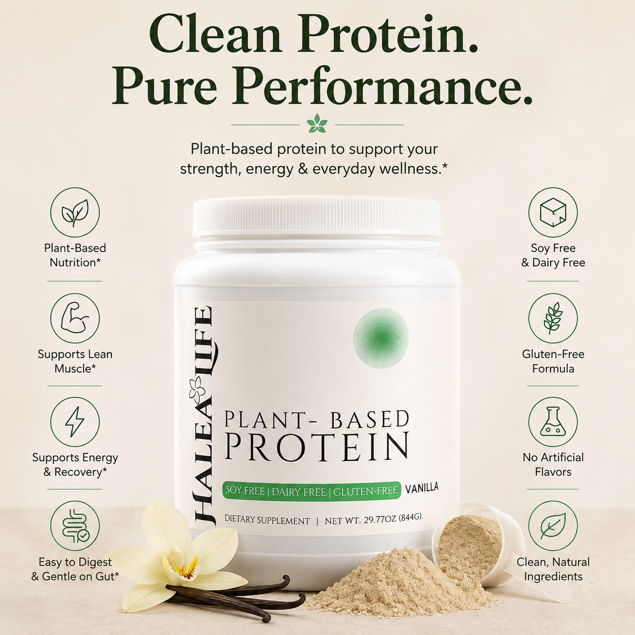 Vanilla Plant-Based Protein Powder
