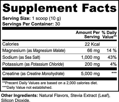 CREATINE HYDRATION POWDER