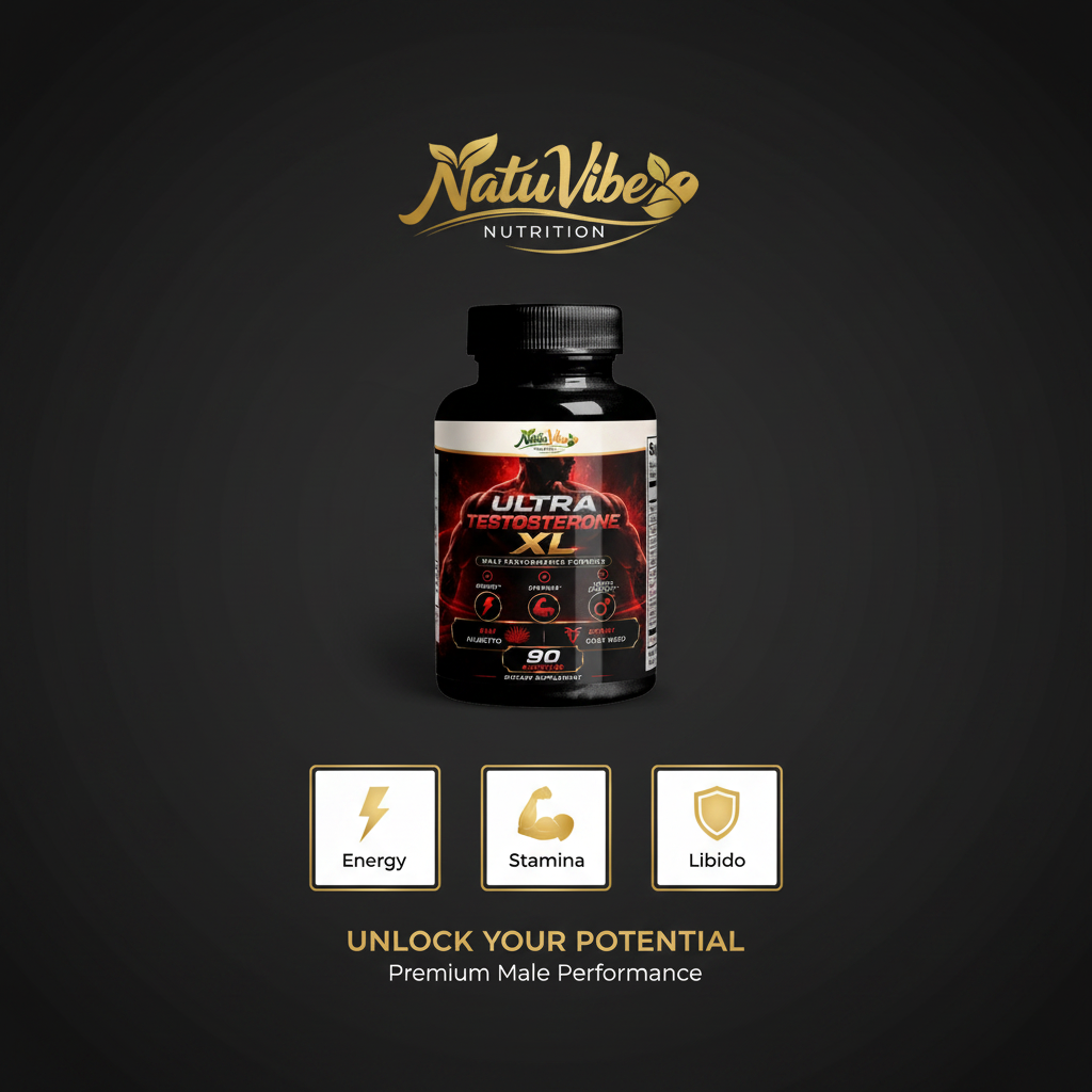 Ultra Testosterone Booster Strength Stamina Drive Energy For Male Enhancement 90ct
