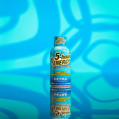 24 Pack 5-hour ENERGY Extra Strength Shots, Blue Raspberry Flavor Flavor, 1.93 Fl Oz