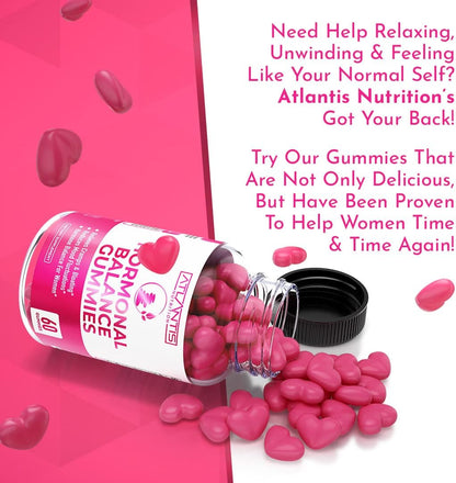Hormonal Balance & PMS Relief Gummies – Mood & Cramp Support