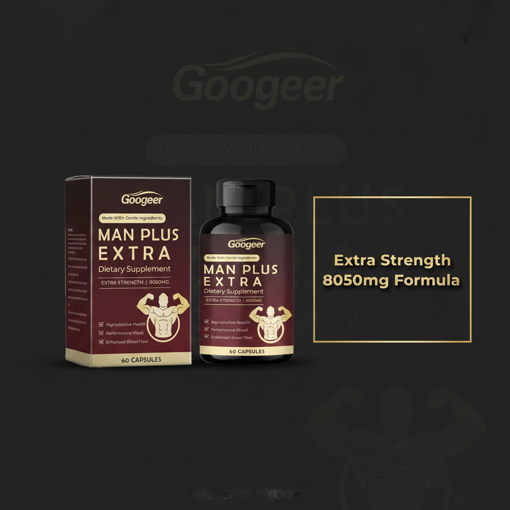 Man Plus Extra Strength 8050mg 2 Pack | 120 Capsules | Reproductive Health Performance and Blood Flow | Exp 2028