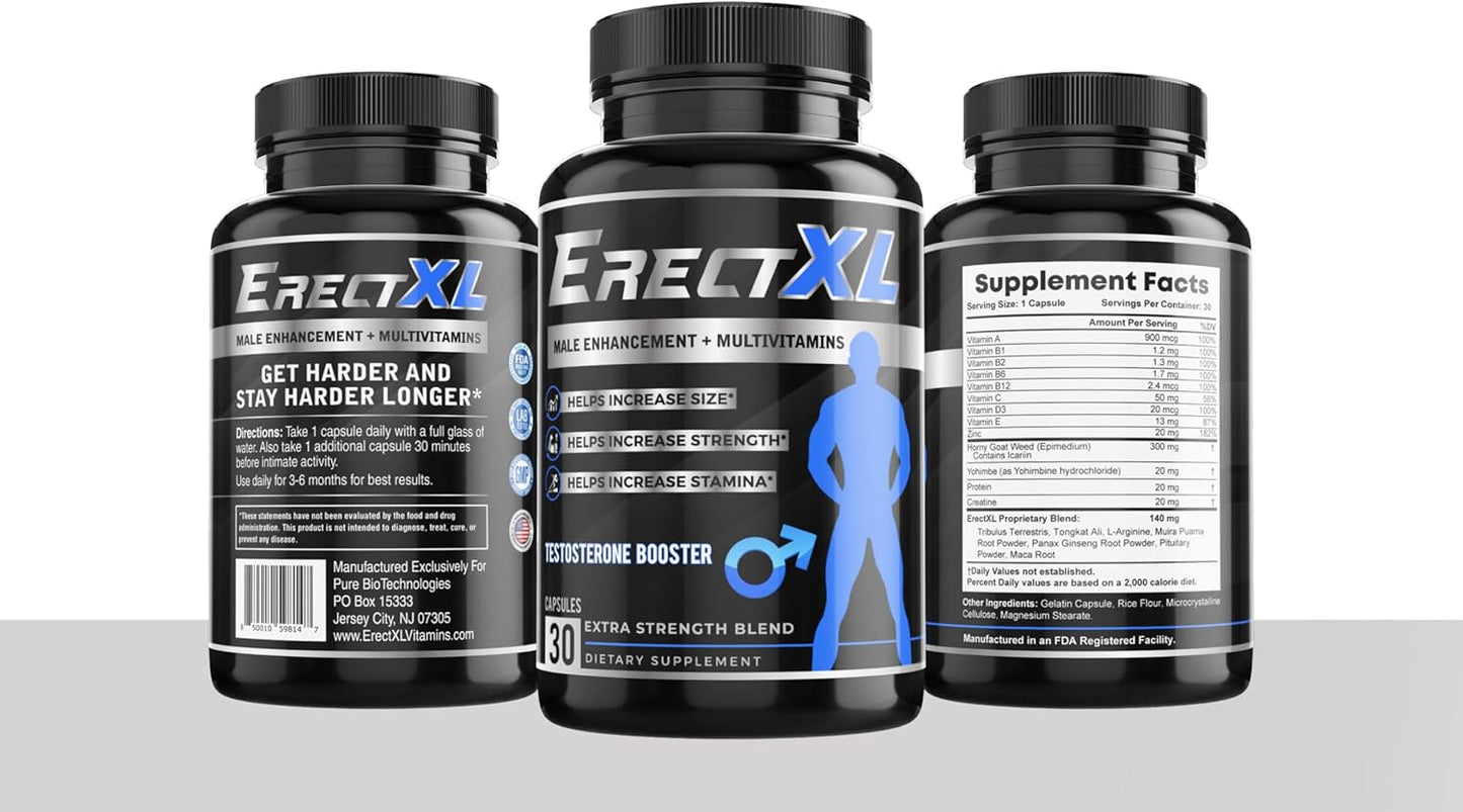 Male Enhancer + Multivitamin – Energy & Size Support