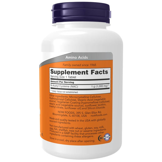 Now Foods NAC 1000 mg 120 Tabletten - 0185