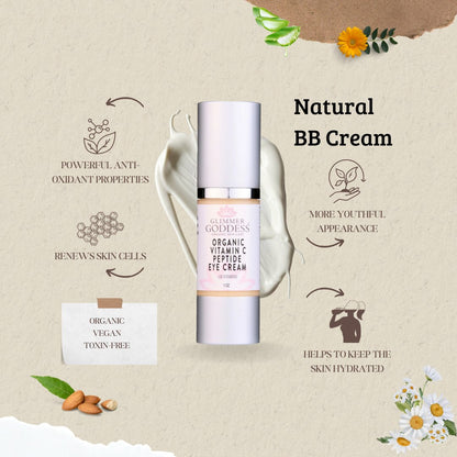 Organic Vitamin C Eye Serum – Peptide Treatment for Dark Circles