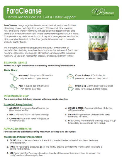 ParaCleanse All-Natural Parasite and Toxin Support - 30 Servings