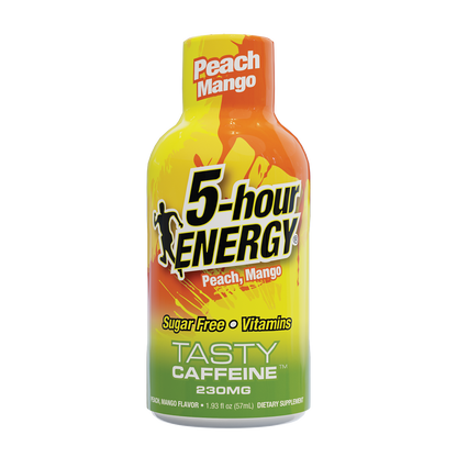 24 Pack 5-hour ENERGY Extra Strength Shots, Peach Mango Flavor Flavor, 1.93 Fl Oz