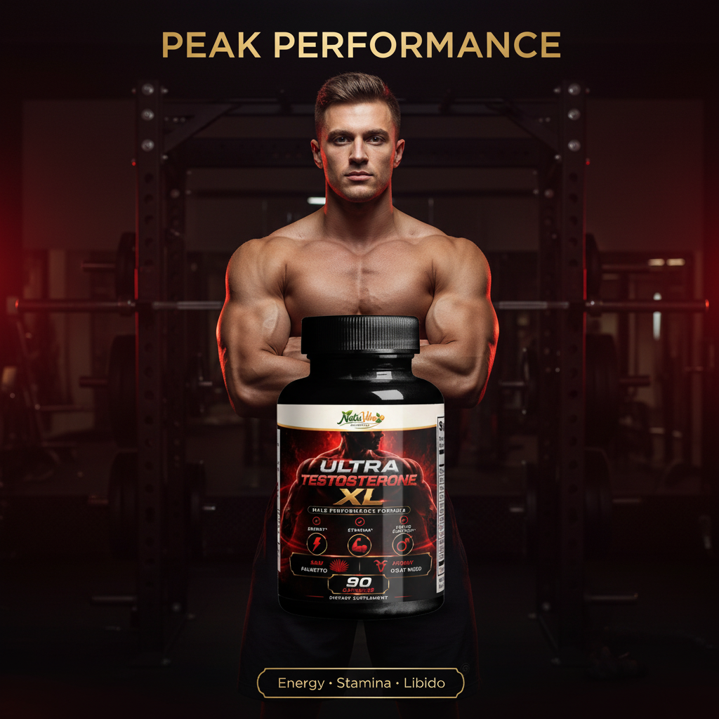 Ultra Testosterone Booster Strength Stamina Drive Energy For Male Enhancement 90ct