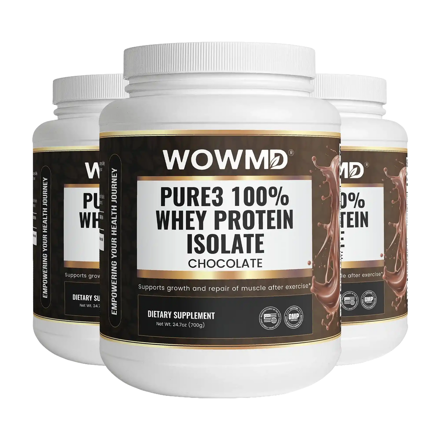 Pure3 100% Whey Protein Isolate (Chocolate)