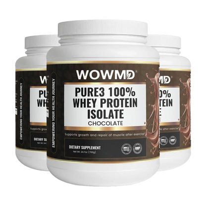 Pure3 100% Whey Protein Isolate (Chocolate)