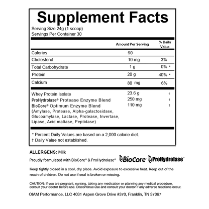 Whey Protein - Unflavored