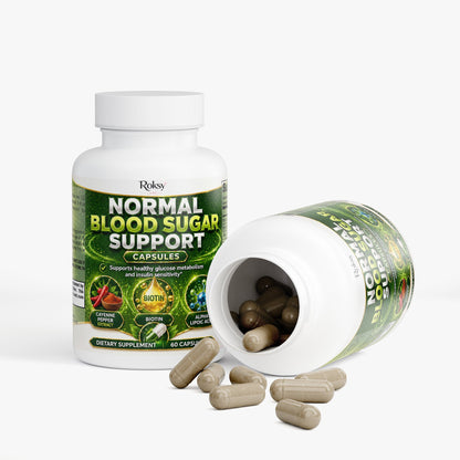 Normal Blood Sugar Support Capsules - Glucose Levels 60 ct