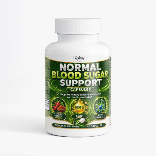 Normal Blood Sugar Support Capsules - Glucose Levels 60 ct