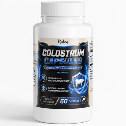 Colostrum Capsules, Immune Support Supplement 60 Days Supply Inflammation Relief