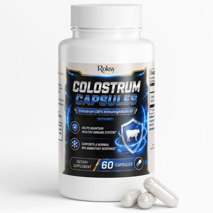 Colostrum Capsules, Immune Support Supplement 60 Days Supply Inflammation Relief