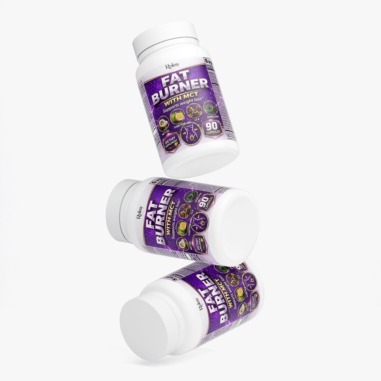 Fat Burner with MCT Oil for Weight Loss 90 caps