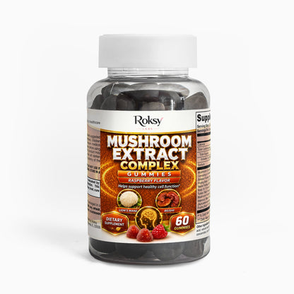 Mushroom Gummies for Enhanced Wellness Support | Mushroom Extract Complex 60ct