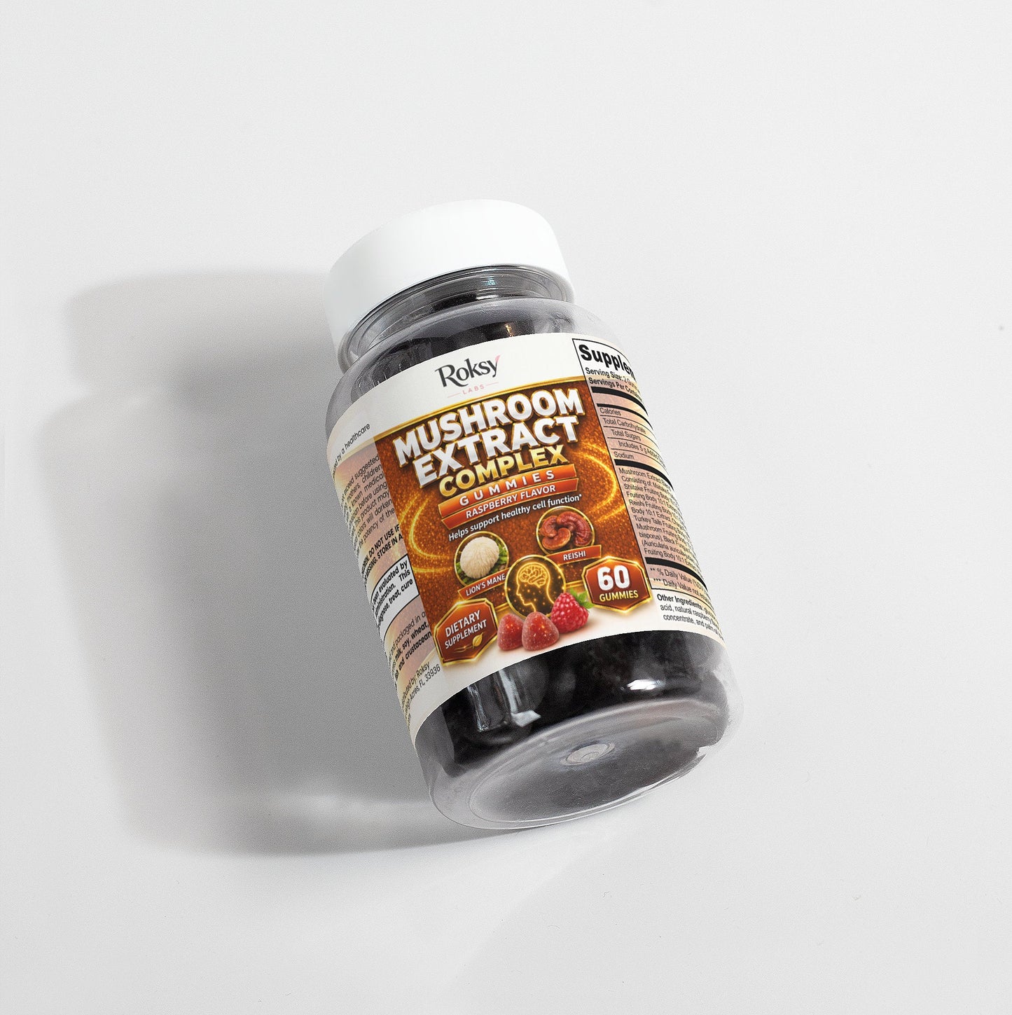 Mushroom Gummies for Enhanced Wellness Support | Mushroom Extract Complex 60ct