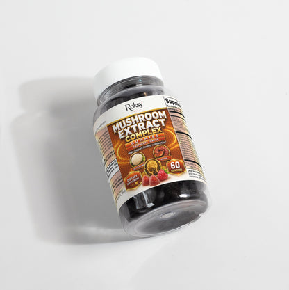 Mushroom Gummies for Enhanced Wellness Support | Mushroom Extract Complex 60ct