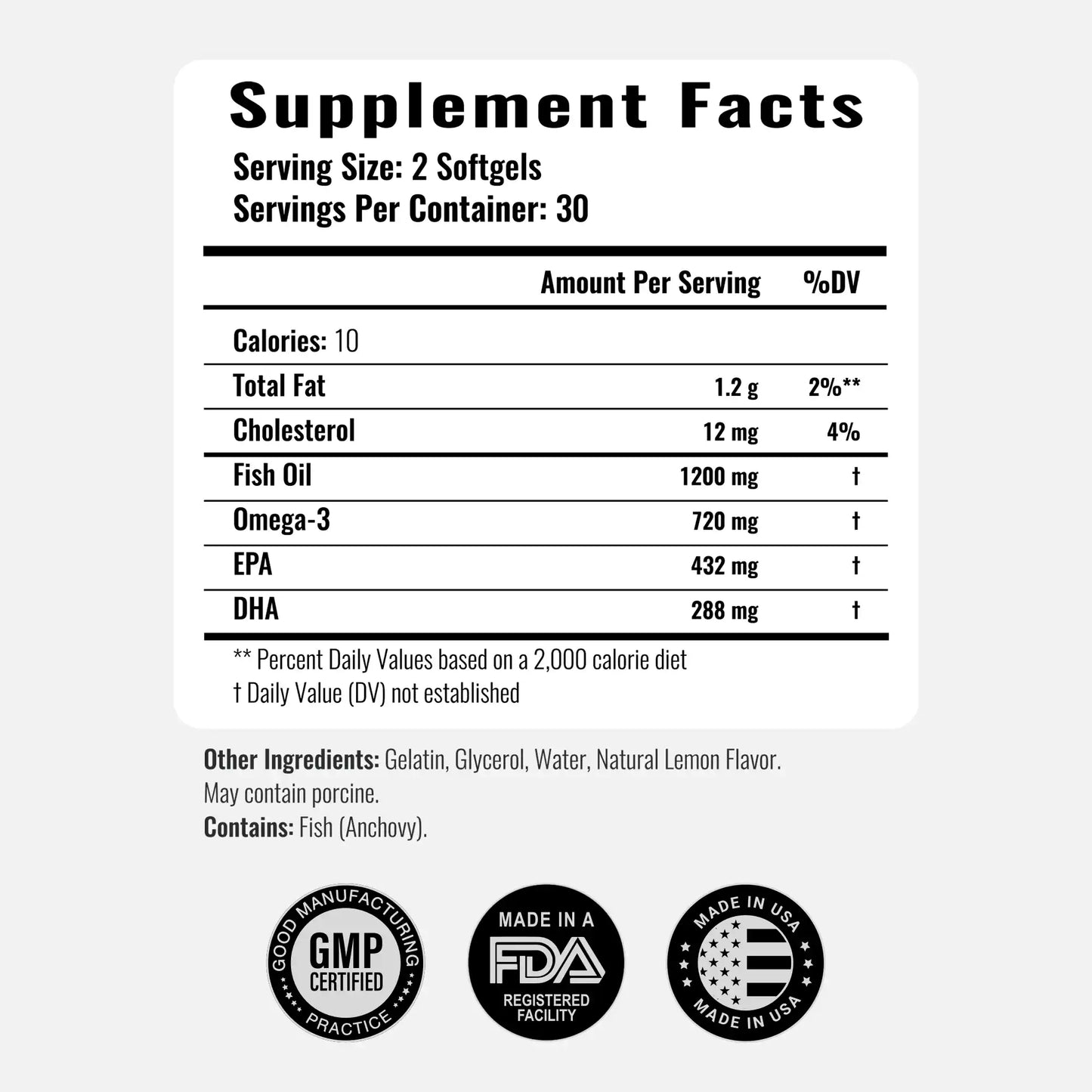 Sea Essence Omega 3 Fish Oil