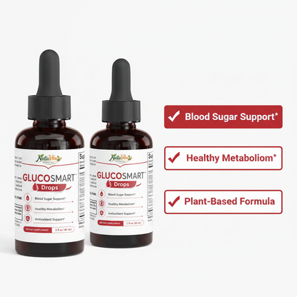 GlucoSmart Drops 2-Pack | Blood Sugar Support Supplement | 2 x 60ml