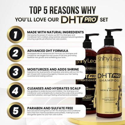 DHT Pro Shampoo and DHT Original Shampoo Bundle
