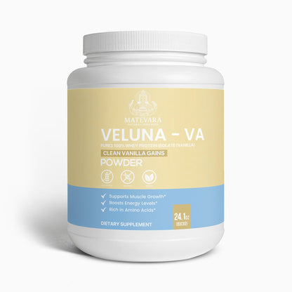 Veluna VA Pure3 Whey Protein Isolate Powder |24.1oz (683g)