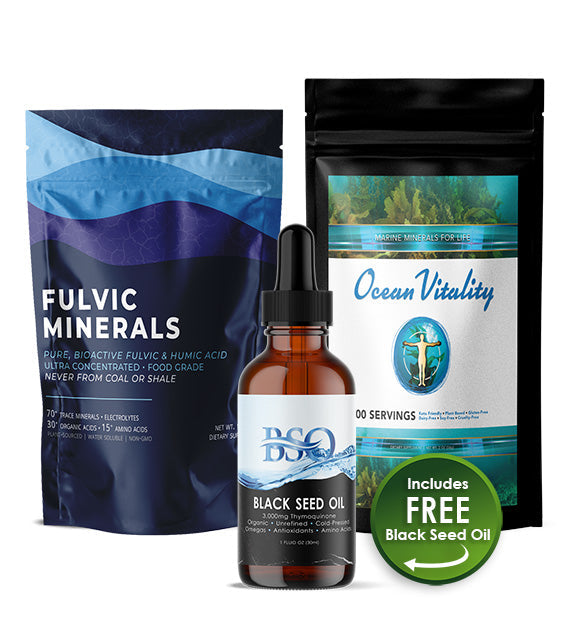 Vital Core Trio - Contains 70+ Trace Minerals, 11 Essential Vitamins, All Essential Amino Acids, & All Essential Fatty Acids