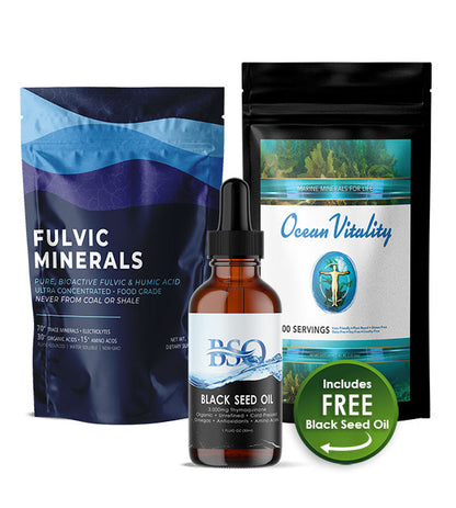 Vital Core Trio - Contains 70+ Trace Minerals, 11 Essential Vitamins, All Essential Amino Acids, & All Essential Fatty Acids