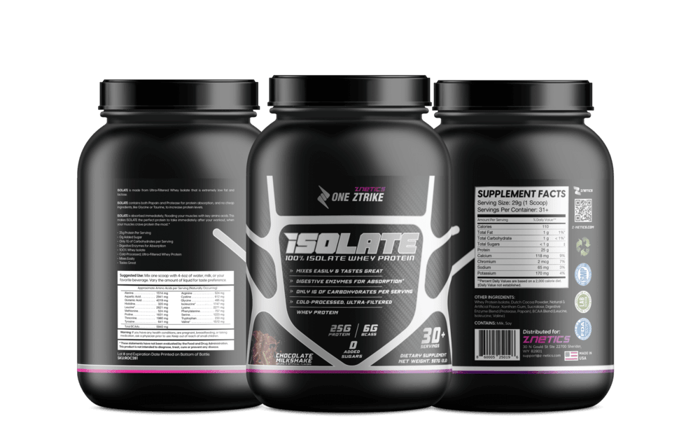 Whey Isolate Protein – Chocolate 2LB
